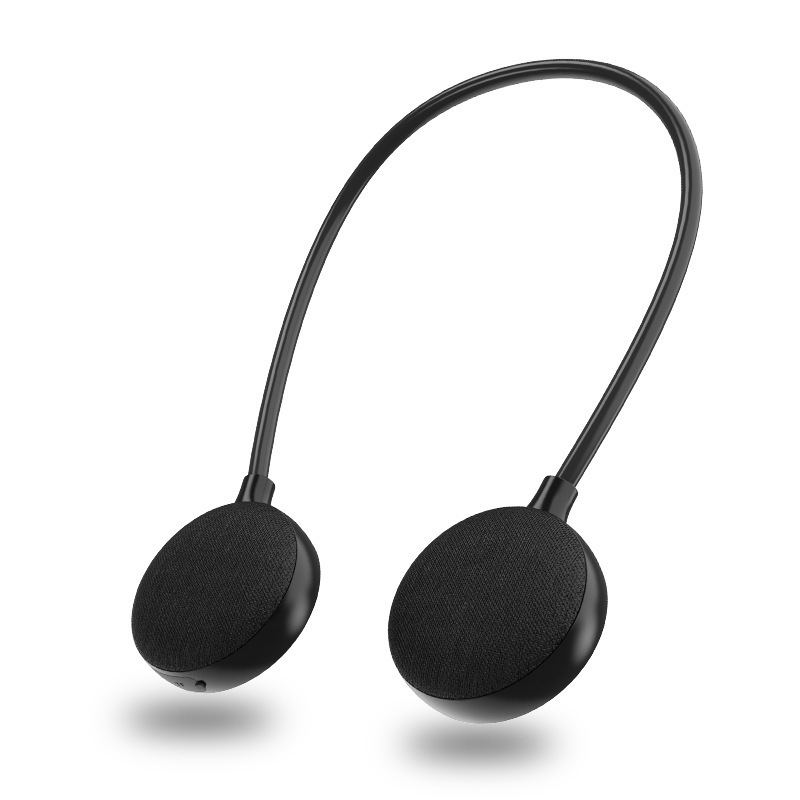 ホルターネックワイヤレス Bluetooth ネックスピーカーファブリックサブウーファーステレオオープンオーディオゲームサウンド|undefined