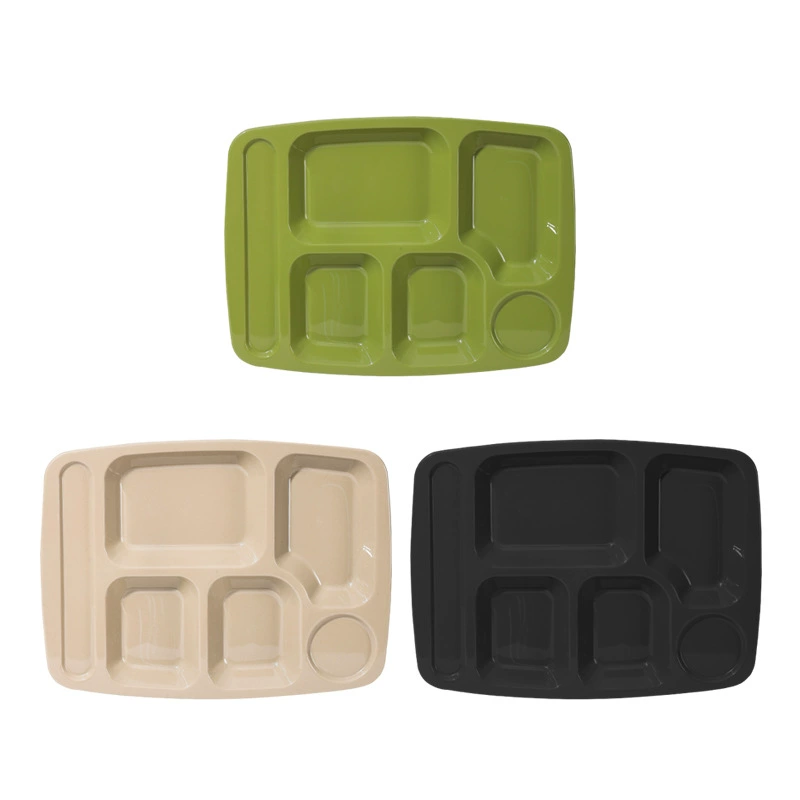 School rectangular dinner plate, wholesale