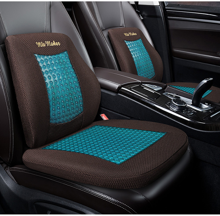 Gel Lumbar Support Summer Car Seat Cushion Single Lumbar Support Cushion Unisex Summer Sedentary Mat Cool Cushion