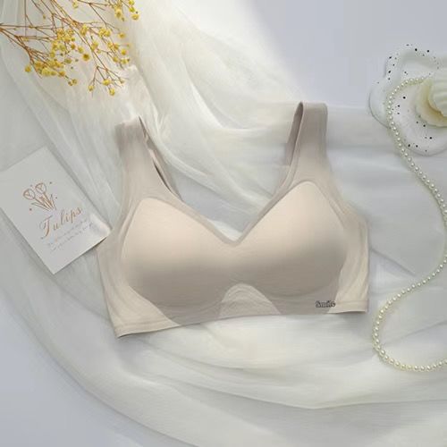 Y62 ropa interior femenina copas fijas juntas anti-caída chaleco sin anillo de acero bra ligero