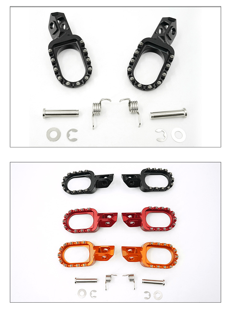 Hengjian Z300 Keweisi K23 Aj1K10 Off-Road Motorcycle Cnc Aluminum Alloy Left and Right Front Footrests