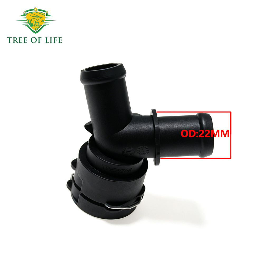5Q0122291AB is suitable for Volkswagen water pipe radiator coolant hose 3-port connector