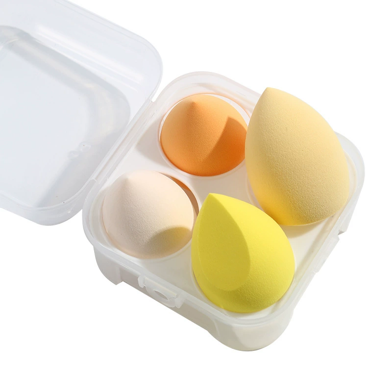 Makeup sponge set, drop-shaped (multi-shape), soft primer sponges with storage case