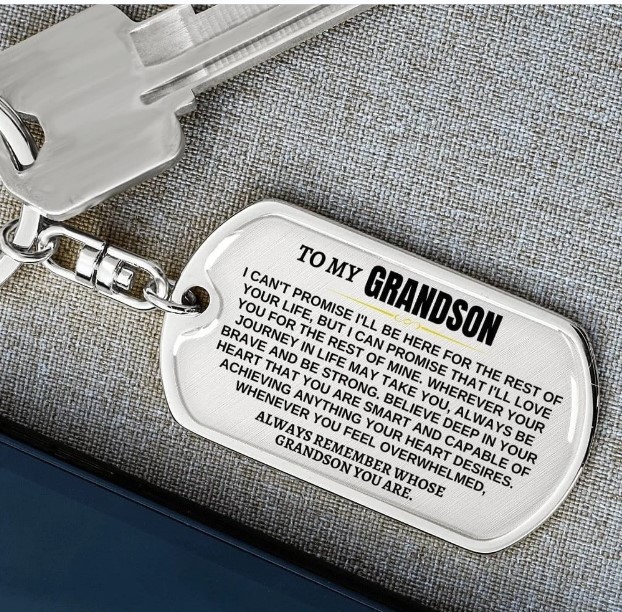 Cruz-frontera creativa simple DIY llavero de acero inoxidable epoxi colgante de acero de titanio europeo y americano clave colgante joyería al por mayor