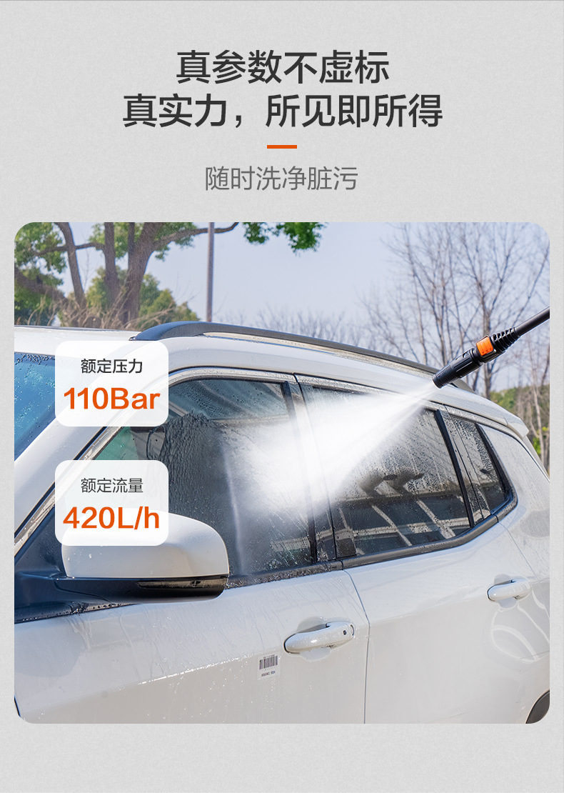 Yili 5310 Ultra-High-Pressure High-Power Cart-Wash Machine Water Gun Head Car Wash Pump Head Household Gadget