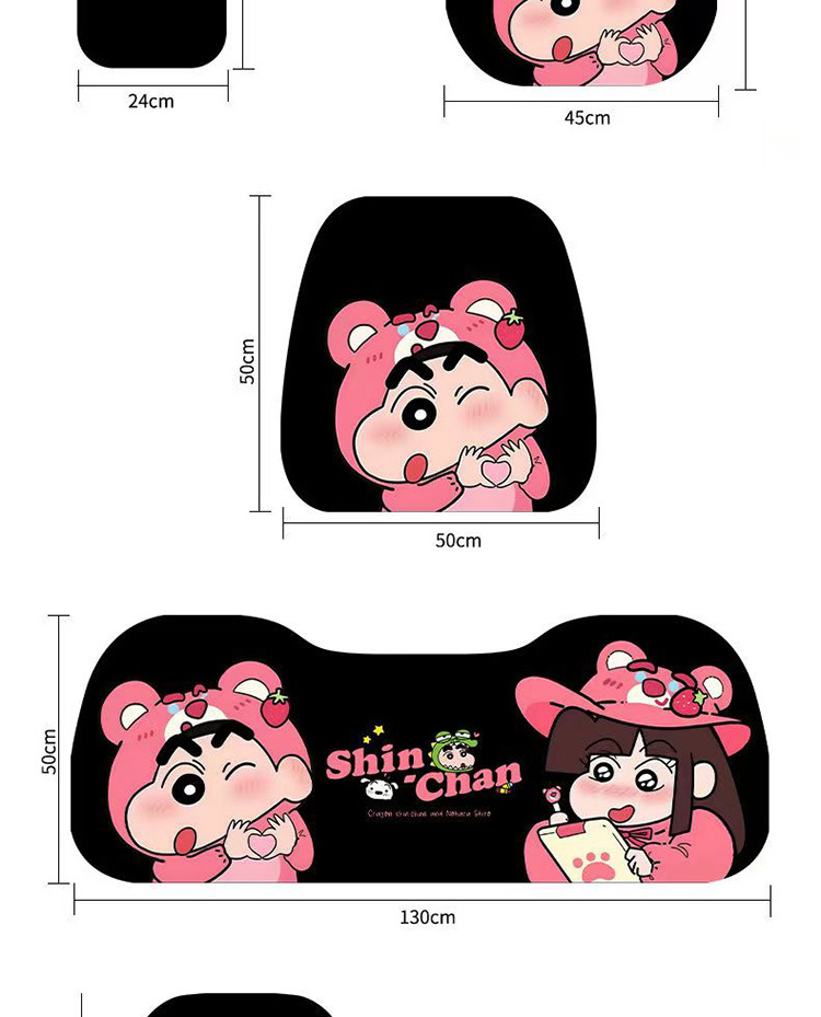 5Qj car seat cushion four seasons universal crayon small new soft fart cushion sedentary breathable dirt-resistant cartoon cute universal