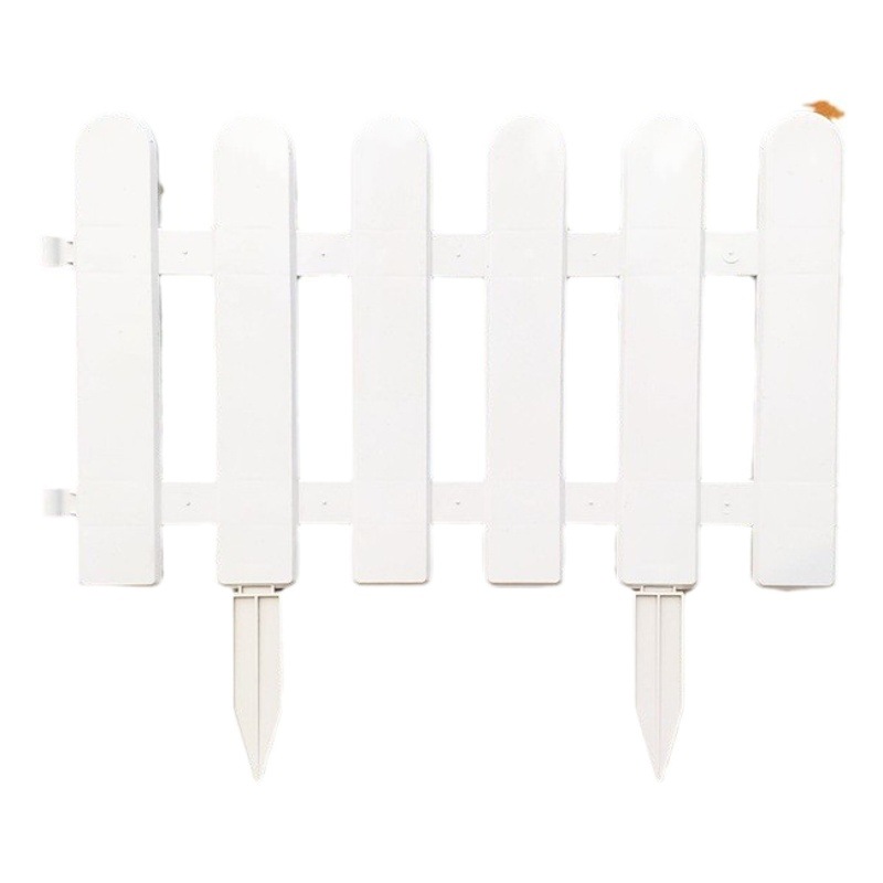 Outdoor PVC fence indoor and outdoor partition white courtyard fence garden flower bed fence fence wholesale