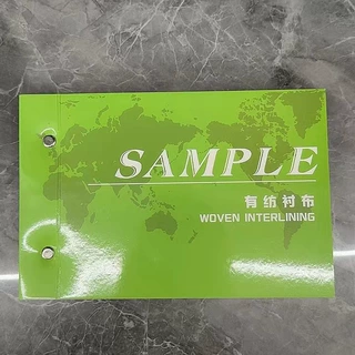 衬布工厂直销有纺粘合衬色卡 衬布色卡 样品布衬色卡