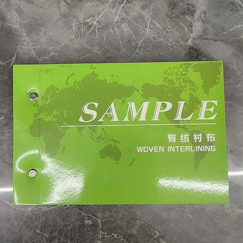 衬布工厂直销有纺粘合衬色卡 衬布色卡 样品布衬色卡