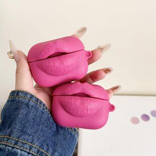 Creative Stereo Funny Lips Suitable for Apple AirPods Pro 1St Generation 2Nd Generation 3Rd Generation 4Th Generation Headphone Shell Protective Cover