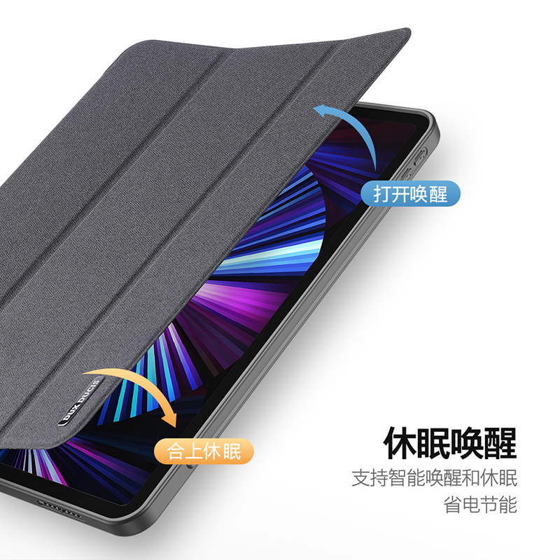 Aplicable iPadPro11 funda protectora con la ranura de la pluma iPad10.2 dormir tableta funda protectora Funda de cuero resistente a la caída al por mayor