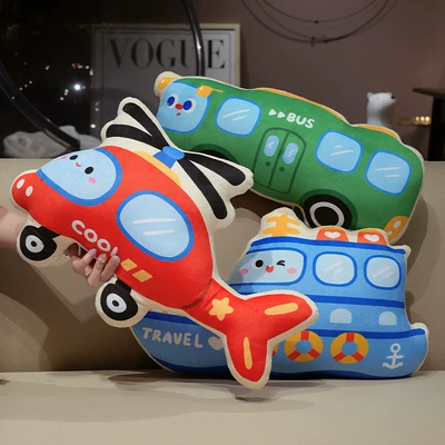 Fire Truck Pillow Plush Oyuncaq yastıqlar