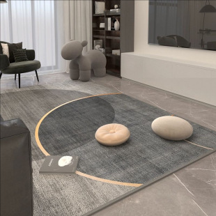 Living Room Carpet Simple Nordic Style Sofa Coffee Table Mat Room Bedroom Large Area Household Wipeable Floor Mat