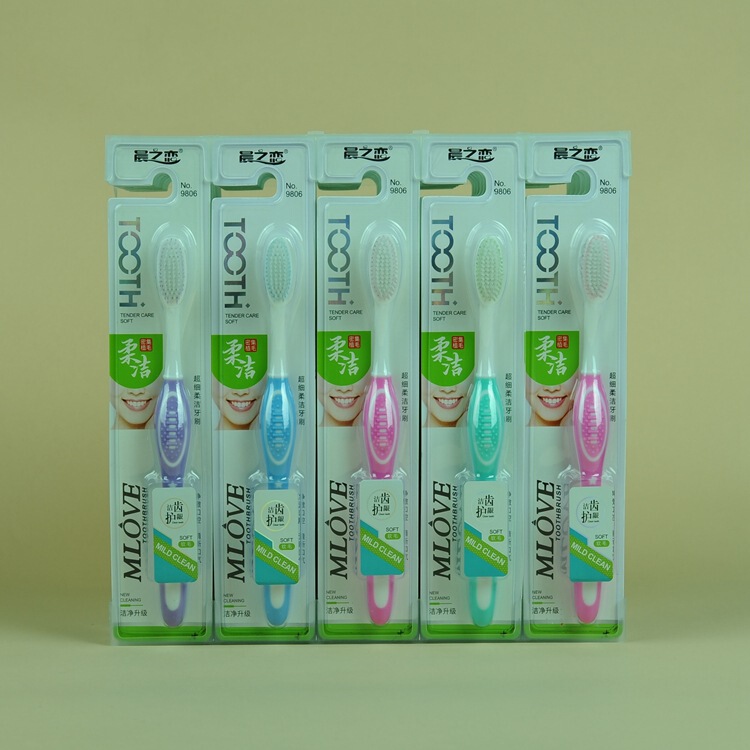 Saturday Daily Necessities Yiwu Department Store Toothbrush Wholesale Love of Morning 9806 (30 Pieces/seater) Adult Super Dense Soft Bristles Saturday Daily Necessities Yiwu Department Store Toothbrush Wholesale Love of Morning 9806 (30 Pieces/seater) Adult Super Dense Soft Bristles
