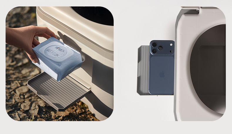 Outdoor Car-Mounted Toilet Portable Folding Toilet Toilet Hardener Emergency Camping Self-Driving Travel
