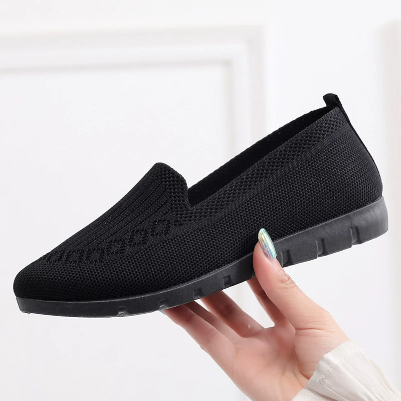 Кофточки Slip-On из натуральной пряжи летом для женщин - легкие, удобная повседневная обувь для мам