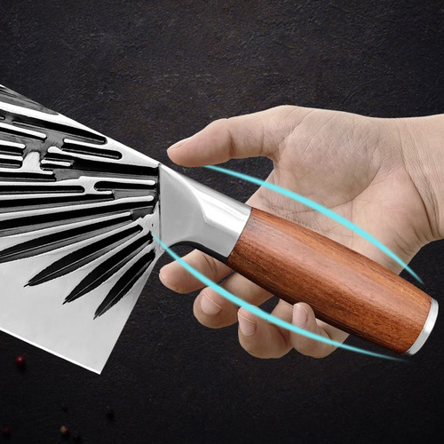 Direct Manufacturer Sale Hammered Stainless Steel Kitchen Knife Chopping Knife Sharp Cuts Meat and Vegetables Hand Hammered Kitchen Home Use Knife