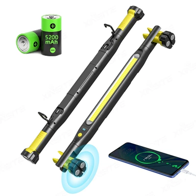 Warm Light Auto Repair Light — İşçi projektorları - wk03-5200mah-output-black-and-yellow