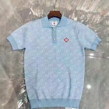 Casa Sweater Knitted Short Sleeve Fashion Streetwear fr