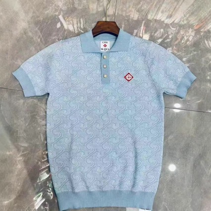 Casa Sweater Knitted Short Sleeve Fashion Streetwear fr
