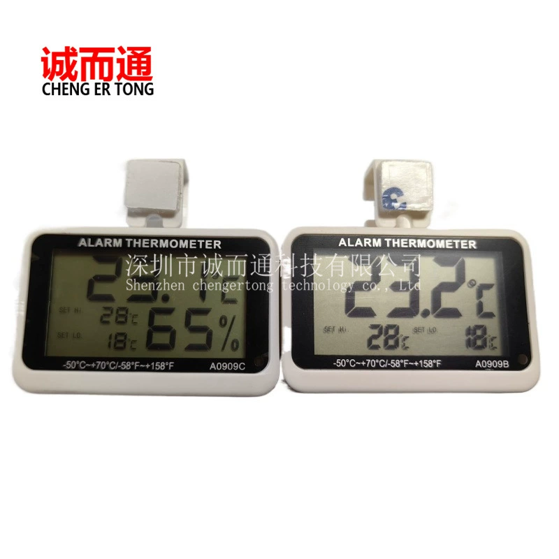 Электронный термометр кухонный холодильник морозильная камера аптечка сигнализация мигающая лампа напоминание с магнитом A0909C A0909B