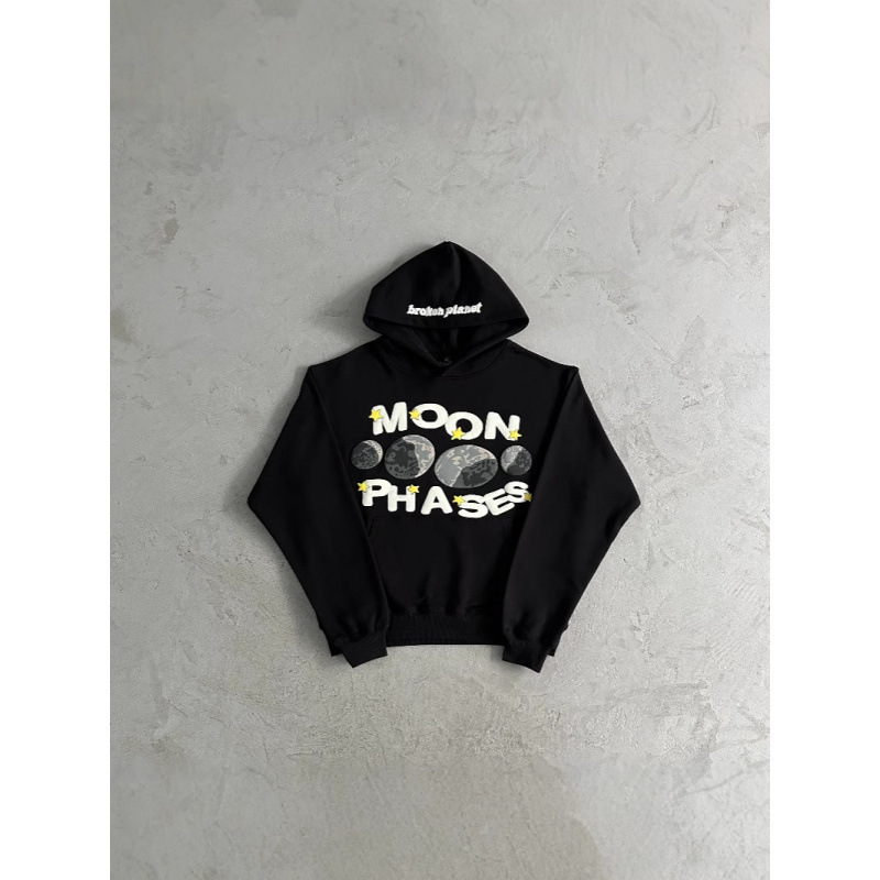 Broken Planet Hooded Sweatshirt American Fashion Brand Street Hip-Hop Foam Printed Hoodie for Men and Women Broken Planet Hooded Sweatshirt American Fashion Brand Street Hip-Hop Foam Printed Hoodie for Men and Women