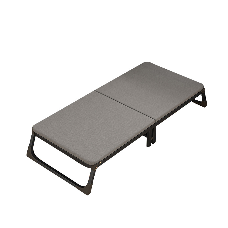 Cama plegable de oficina cama de acompañante individual cama de almuerzo para adultos casera sillón de cama de marcha de placa dura cama plegable