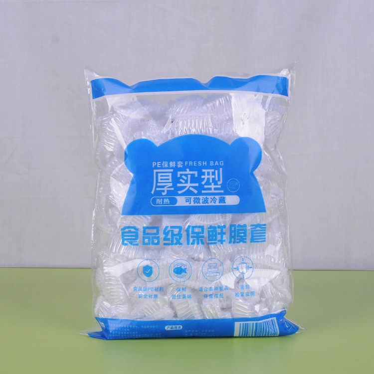 Мешок для хранения полиэтиленовой пленки одноразовый пакет для хранения пищевых продуктов утолщение домашнего холодильника многофункциональная чаша крышка для хранения свежих пакетов