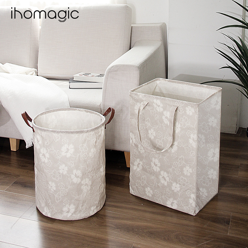 Cesta de almacenamiento de lavandería simple cesta de lavandería plegable Almacenamiento de sala de estar cesta de lavandería cesta de almacenamiento de juguete cesta de lavandería