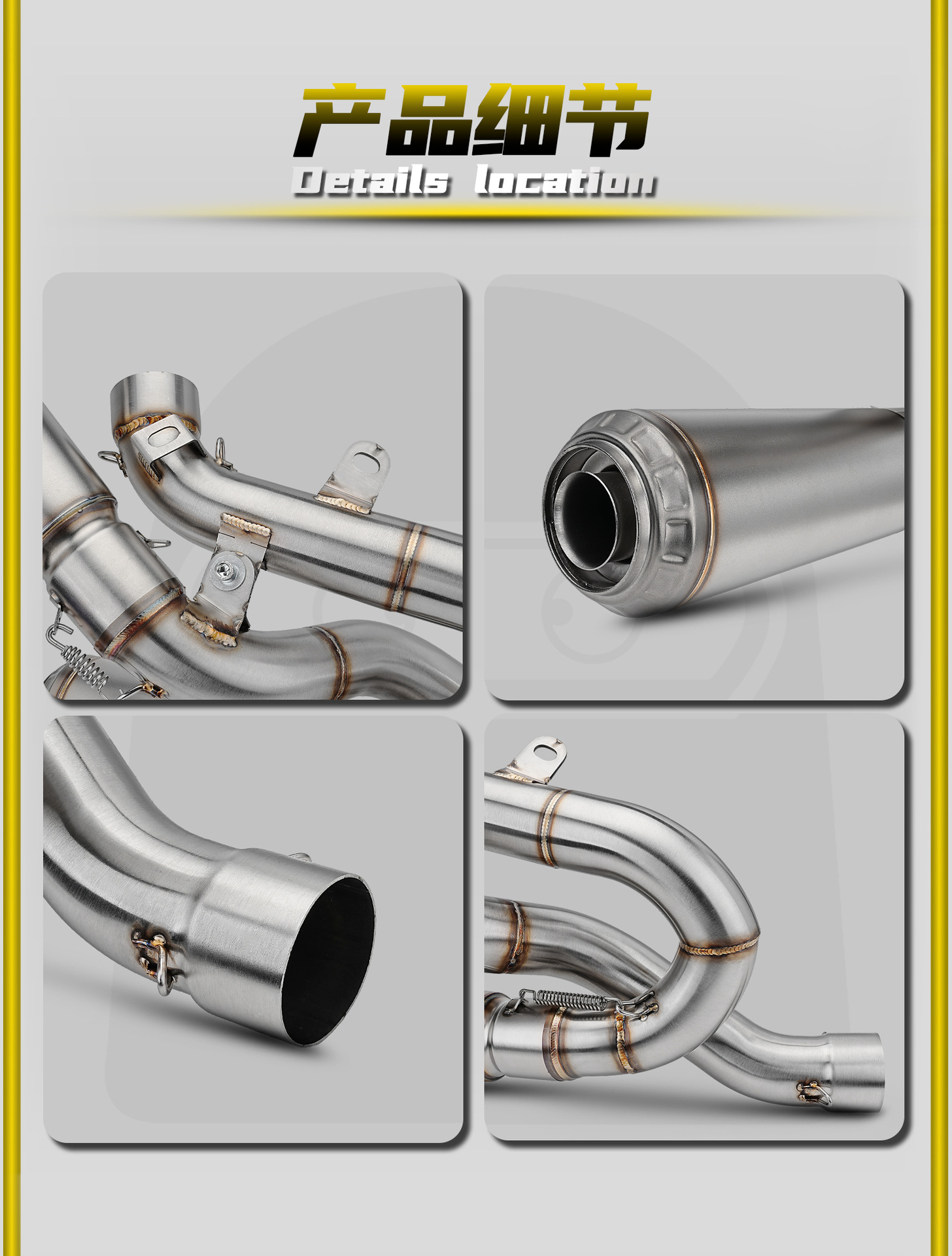 Ducati Panigale V4 18-24 Motorcycle Modified Exhaust Pipe Arrow Brand Special Stainless Steel Mid-Tail Section