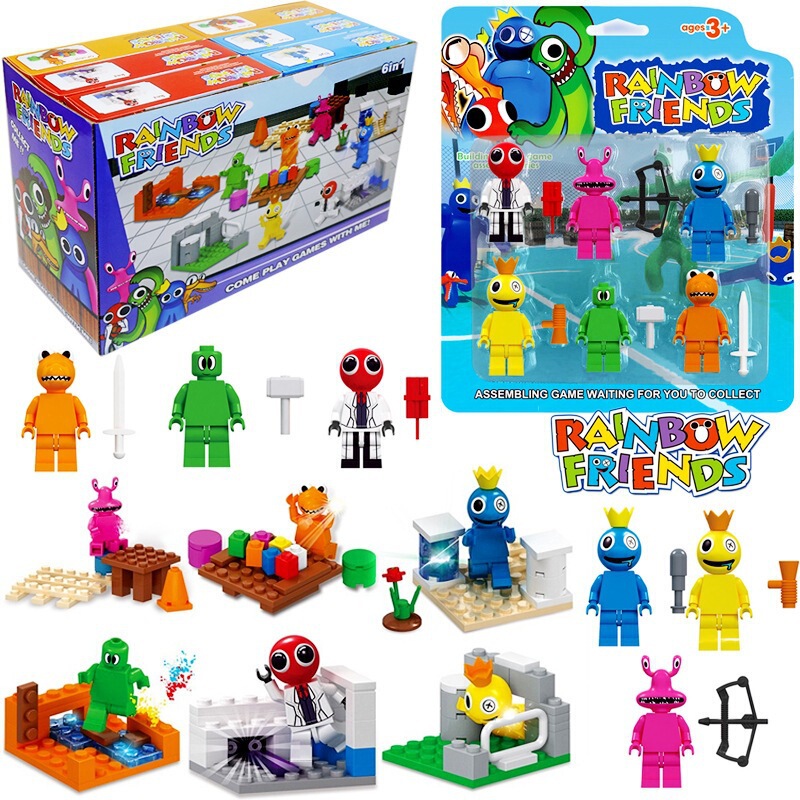 Compatible with Lego Blocks, Cross-Border Roblox Rainbow Friends Figurines, and Game Peripherals Compatible with Lego Blocks, Cross-Border Roblox Rainbow Friends Figurines, and Game Peripherals