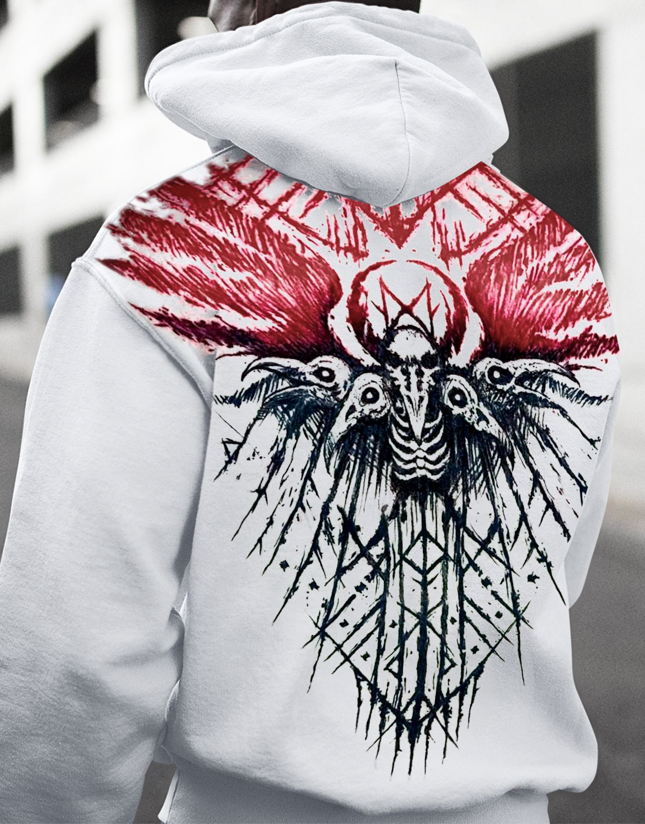 Estación independiente transfronteriza impresión digital para hombres y mujeres, parejas con capucha, suéter fresco de moda, ropa de otoño, blusa casual de otoño e invierno de Halloween