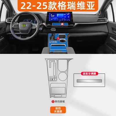Car interior film – Models Suitable for Toyota Sienna - 22-25-grevia-gear-hydrogel-film-comes-with-front-air-conditioning-film