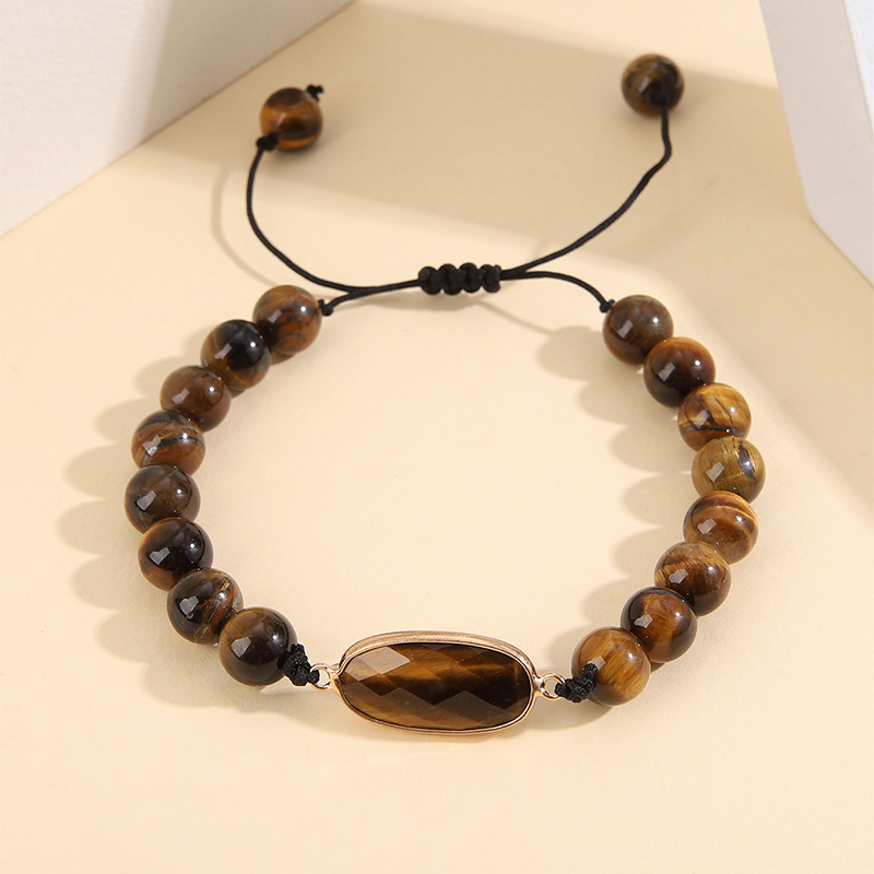 Fashion Geometric Natural Stone Handmade Bracelets 1 Piece display picture 4