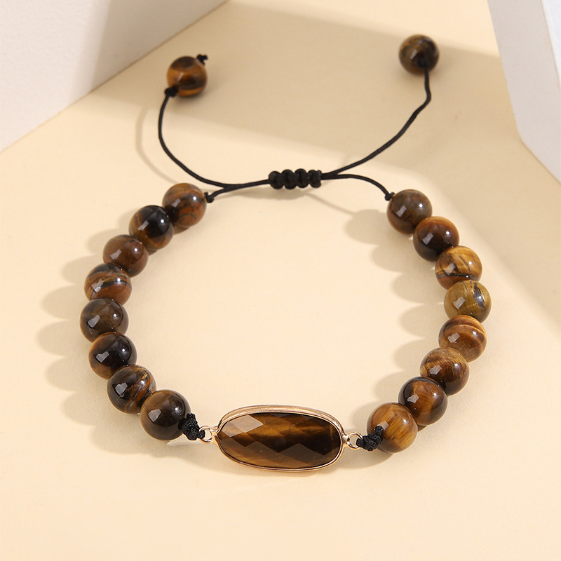 Fashion Geometric natural stone Handmade Bracelets 1 Piece