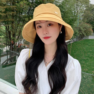금속 표준 어부 모자 [노란색]]