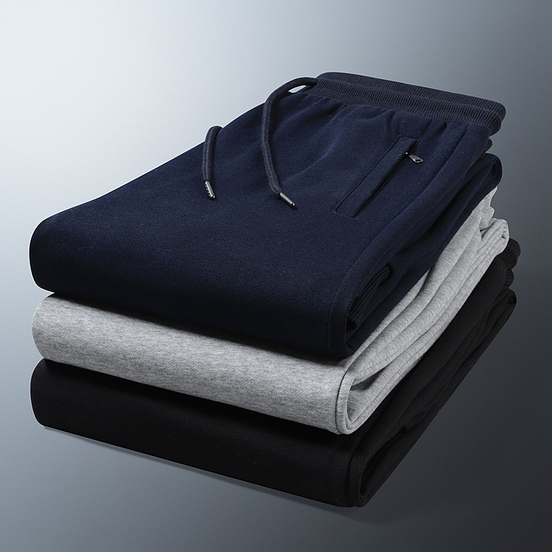 Free Shipping High Quality Pure Cotton Casual Pants for Men 2025 Spring and Autum Loose Large Size Sports Pants Leggings