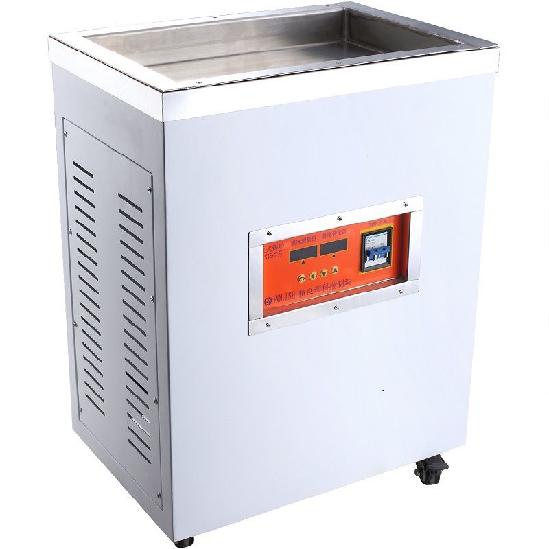 Horno de estaño de titanio puro sin plomo horno de estaño de fundición cuadrado horno de soldadura sin plomo horno de visualización digital horno de soldadura de temperatura ajustable