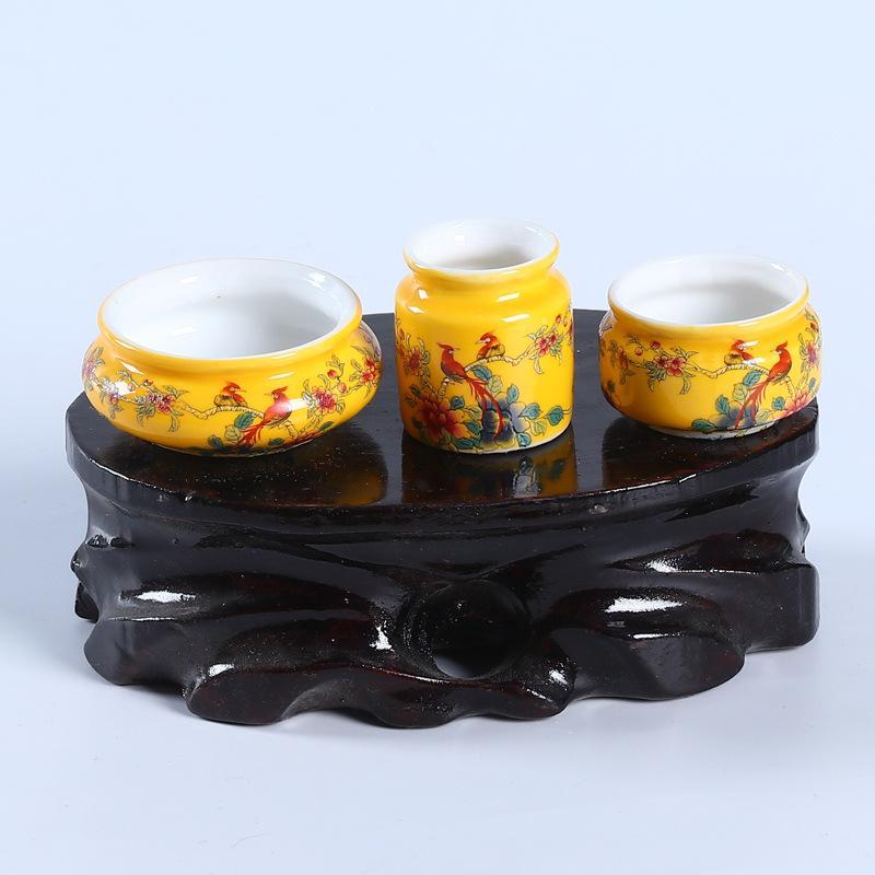 绣眼三件套鸟食杯绣眼鸟食杯绣眼笼配件绣眼鸟食碗绣眼鸟食罐