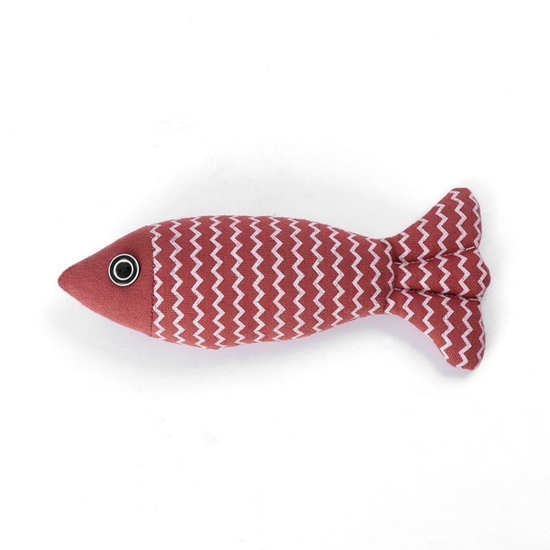 メーカー卸売り猫猫玩具は麻布ミント魚のぬいぐるみをかむことができる|undefined