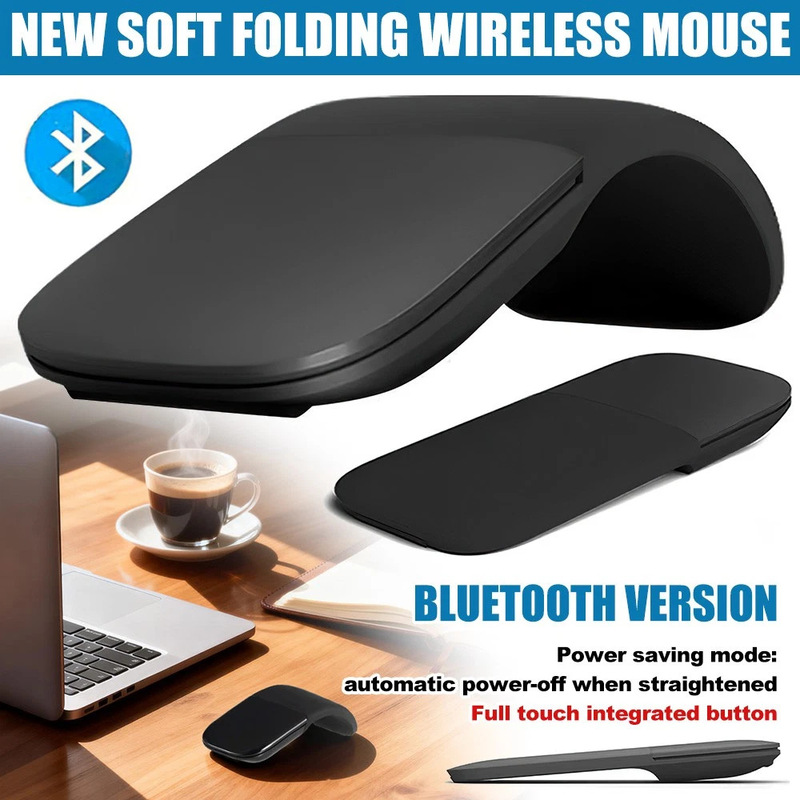 Compatible with Microsoft Surface Arc Touch touch wireless foldable Bluetooth mouse pro9, lightweight and portable 3rd generation Compatible with Microsoft Surface Arc Touch touch wireless foldable Bluetooth mouse pro9, lightweight and portable 3rd generation