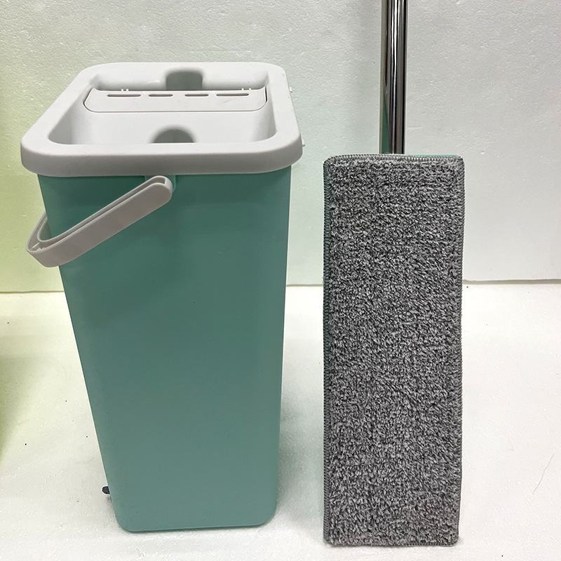 家庭用ハンズフリーフラットモップ、木の床、乾湿分離、ワンモップ、フラットモップ、バケツ付きモップ、ワイパー|undefined