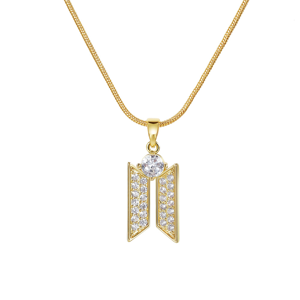 Geometric Trapezoid Necklace Image 2