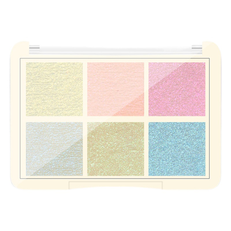 Cruz-frontera especial manicura de seis colores de estado sólido espejo mágico Rosa tierra oro Aurora Hada 6-Color mágico espejo polvo láser titanio polvo de oro