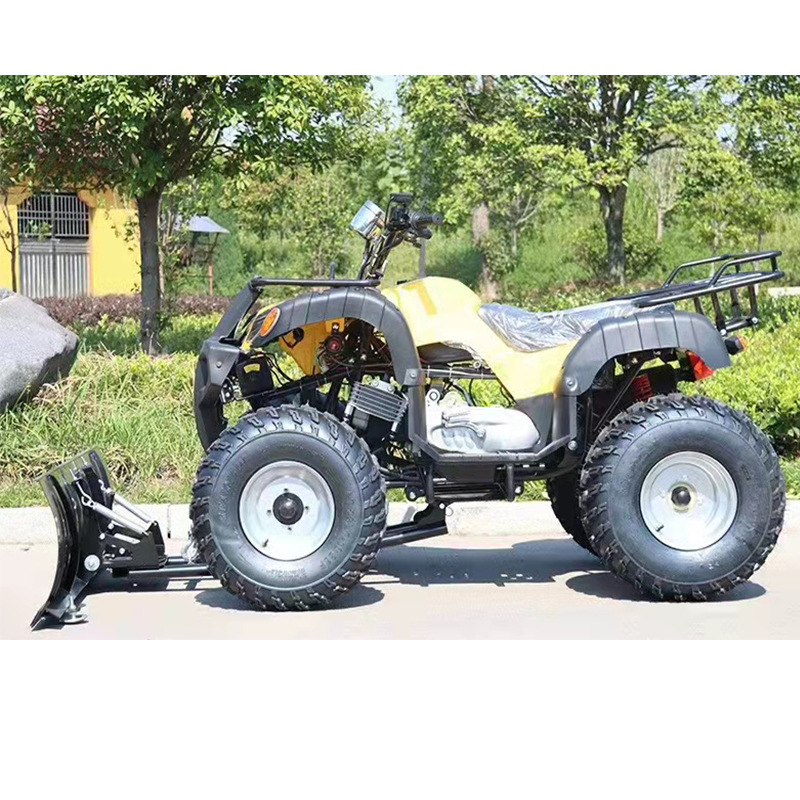 沙滩车式扫雪车 道路推雪车 1.5米宽座驾推雪铲 马路铲雪机