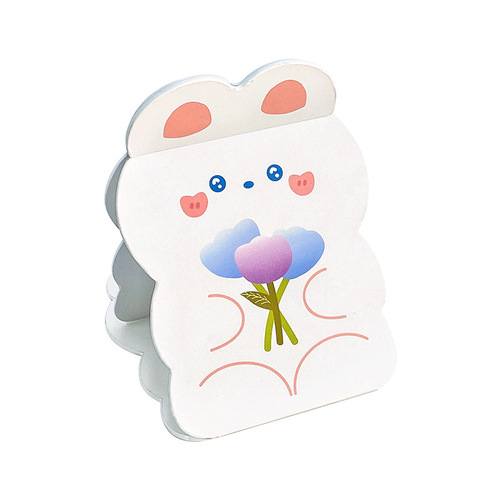 Creative special-shaped makeup mirror student desktop folding mirror portable cute paper mirror portable cartoon small mirror