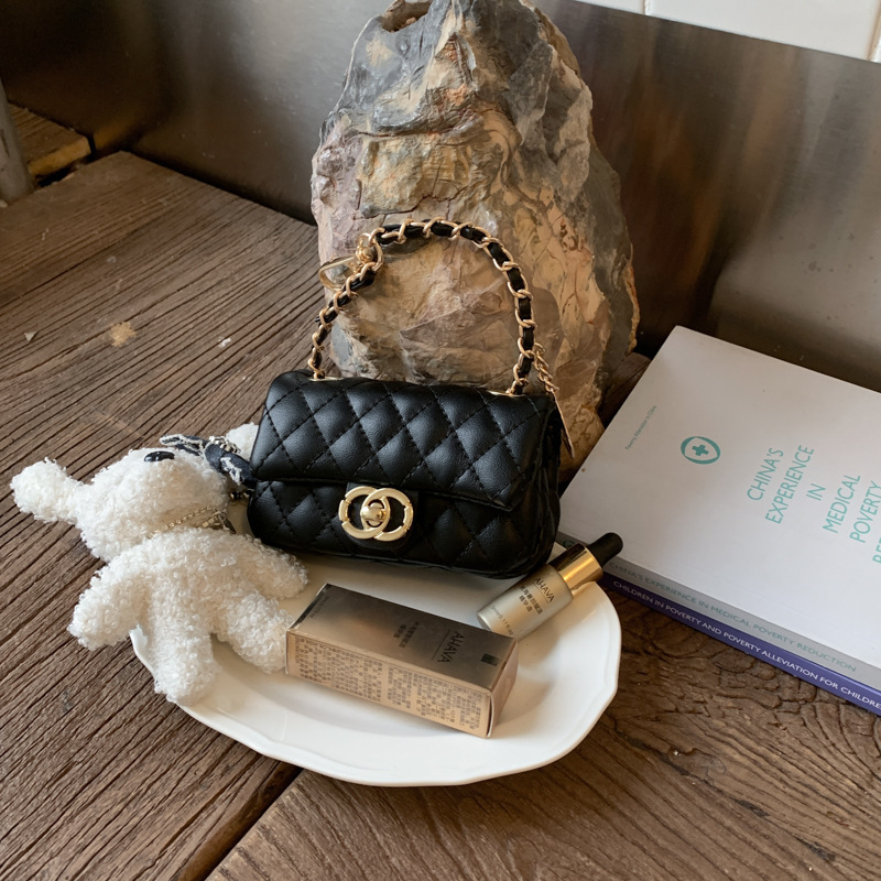 Mini Chain Coin Purse Small Waste Bag for Women 2025 New Mini Small Fragrance Pendant Bag Cf Small Bag Lipstick Bag Mini Chain Coin Purse Small Waste Bag for Women 2025 New Mini Small Fragrance Pendant Bag Cf Small Bag Lipstick Bag