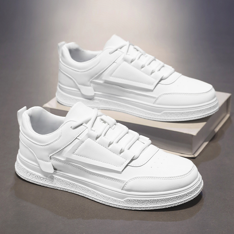 Zapatos de hombre 2024 nuevos zapatos blancos de otoño de moda coreana zapatos de skate juveniles zapatos deportivos casuales de moda hombres