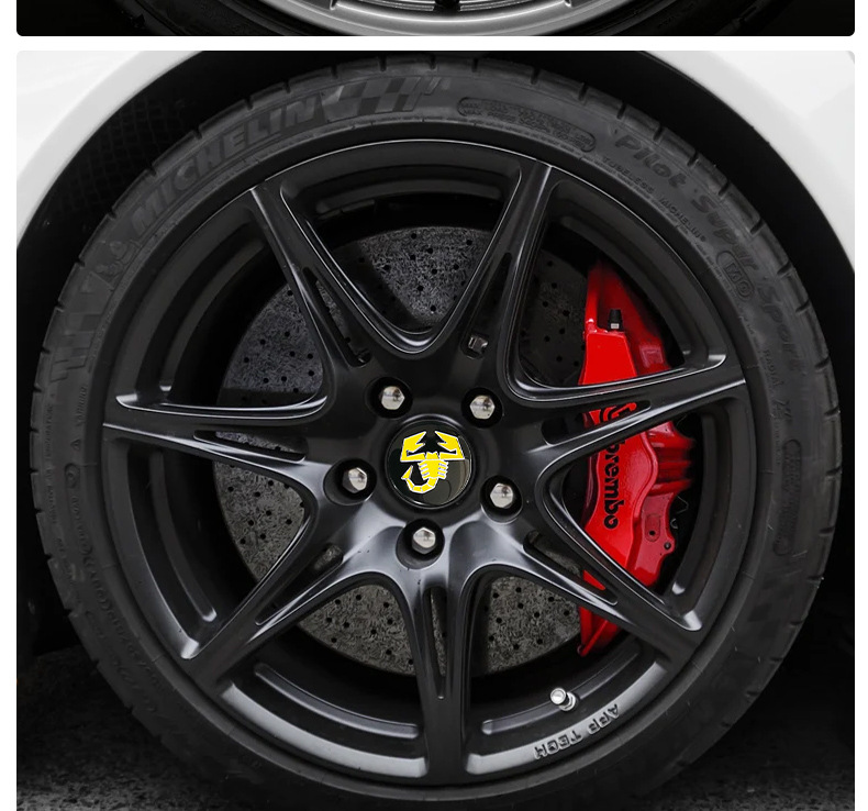 Suitable for FIAT Abarth 500 Marea Multipl Zhiyue Feixiang wheel hub cap center cover