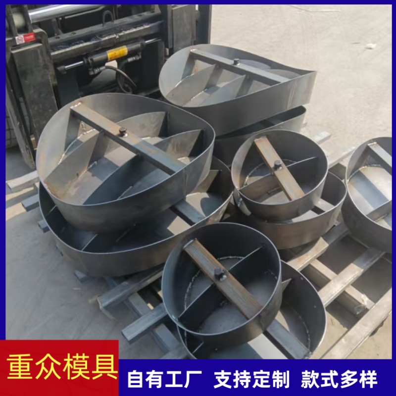 检查井预留孔模具雨污水井连接孔模板厂家承插口字母口模板